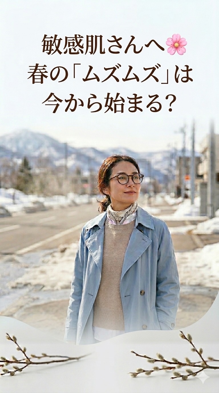 アトピー・敏感肌さんへ 🌸 春の「ムズムズ」は今から始まる？