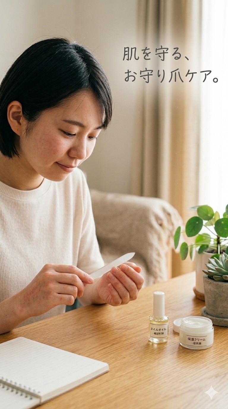 アトピー肌を守る「武器」を「お守り」に変える爪ケア術✨